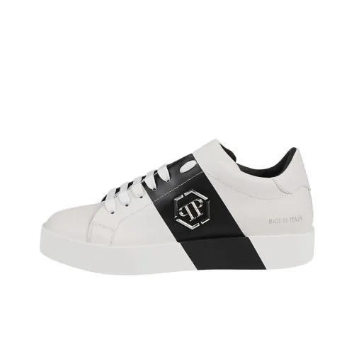 PHILIPP PLEIN Hexagon Low Топ Скейтборд Кроссовки Мужские Белые