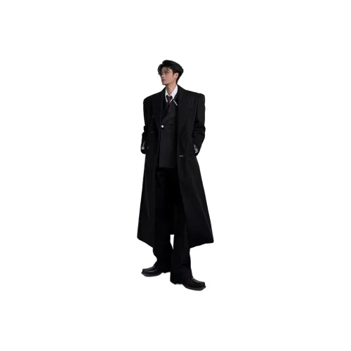 DEMAVIE Черный Унисекс Тренч