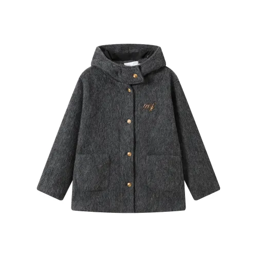 DDXZXIZI Премиум серый Женское пальто