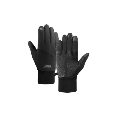 Jeep Полиэстер Велоспорт Перчатки Унисекс