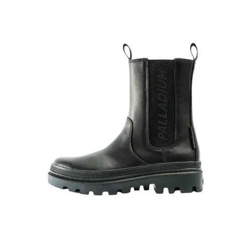 Ботильоны PALLATROOPER из палладия мужские черные