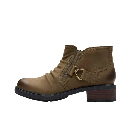 Clarks HEARTH Clara Ботильоны 4,5 см Женские Зеленые