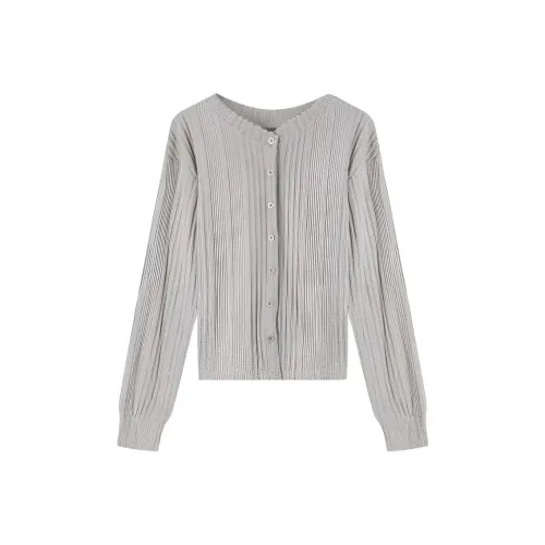 XIAOJUCHUANLI Серый Женский Трикотаж