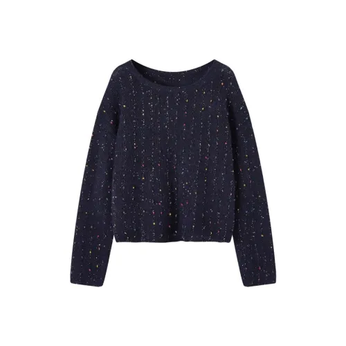 ABBY GODDESS Осенний Трикотаж Женский Темно-Синий