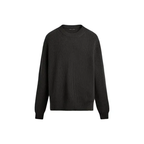 ZARA Серые Мужские Свитера