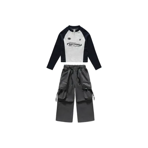 Yunpo Спортивный Повседневный Комплект из Двух Предметов для Подростков