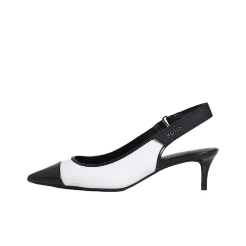 MICHAEL KORS Kourtney Fle Узкий каблук Высокие каблуки 5,5 см Женские Белый Черный