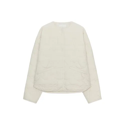 ZARA Белый Женский пуховик