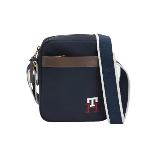 Tommy Hilfiger Полиэстер Сумка через плечо Мужская Синяя