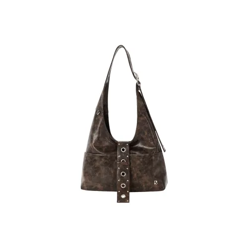 Younger Song ПУ (полиуретан) Сумка-тоут Сумка через плечо Стандартная Женская Кофейная