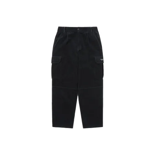 Thisisneverthat FW25 Вельвет Cargo Pants Черные Брюки карго Унисекс