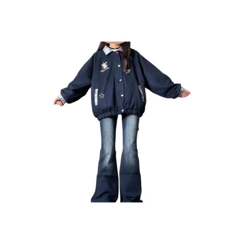 BELOVED STARRY Темно-синий Женские Куртки