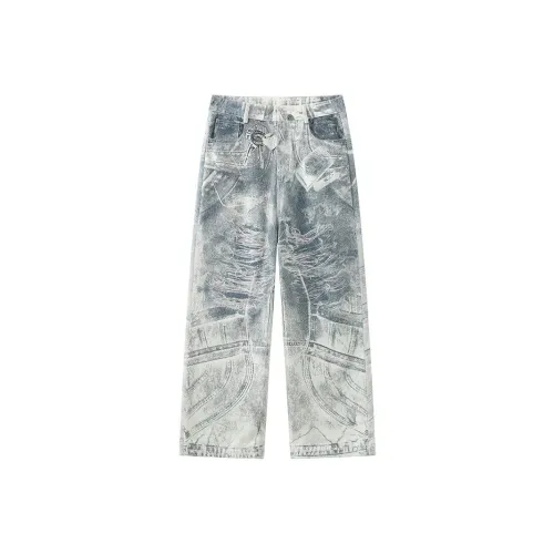 HKRXEC Blue Men's Casual Pants HKRXEC Синий Мужской Повседневный Брюки