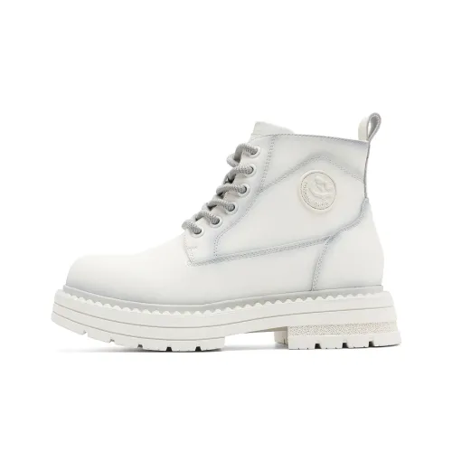 PAVEA Martin Boots White Unisex