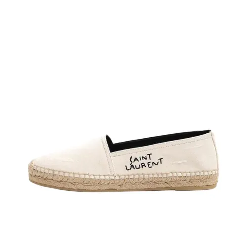SAINT LAURENT Туфли на плоской подошве Женские Белые
