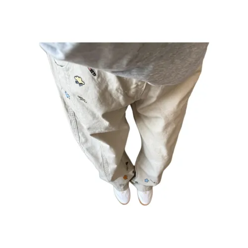 XUBAIHUO Хаки Унисекс Повседневные Штаны