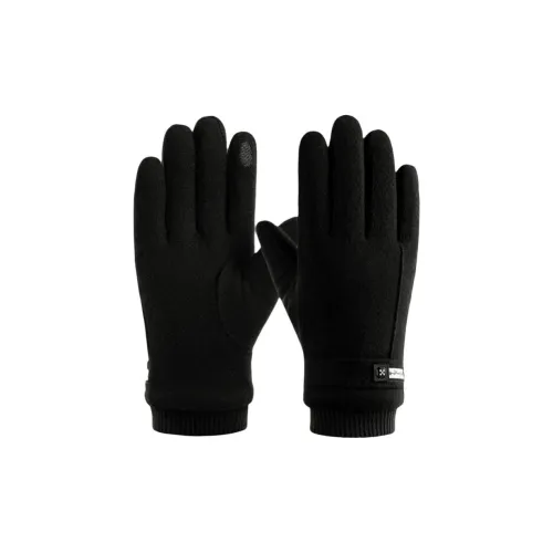 H YXIANG Шерсть Трикотаж Перчатки Мужские
