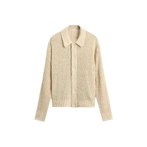 ZARA Экрю Мужской Трикотаж