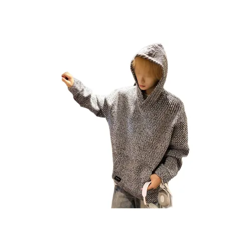 UNA RETA Серый Унисекс Свитшоты