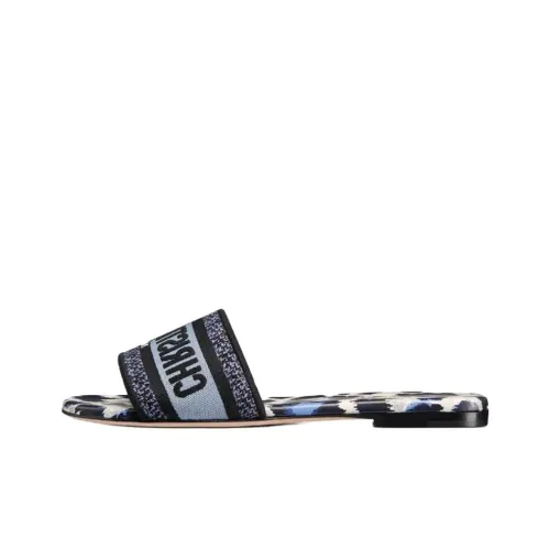 DIOR Dway Слипоны Женские Синий Черный