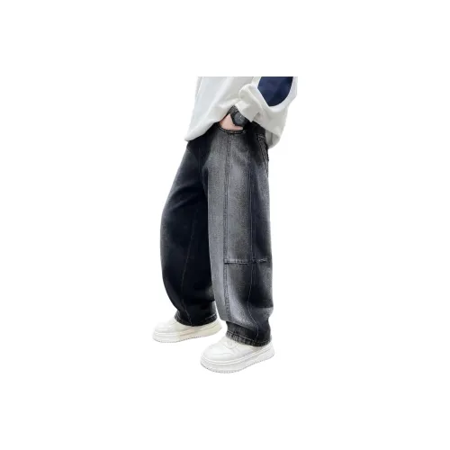 ЮЙЧЖАОЛИНЬ Черный MF9223 Школьный возраст Джинсы