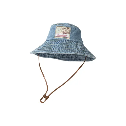 Classmate Yang Полиэстер Шляпы ведра Женские Светло-синий Темно-синий Черный