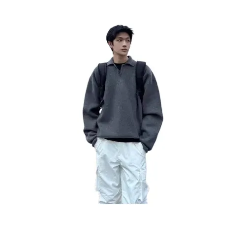 BEAR UNION Серый Унисекс Трикотаж