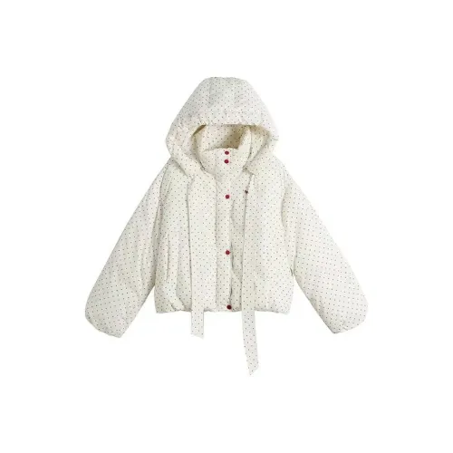 ZUKIZUKI Polka Dot Женские пуховики