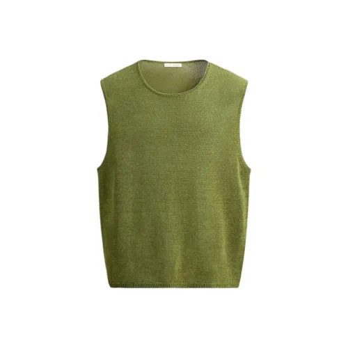 ZARA Оливковые Мужские Майки