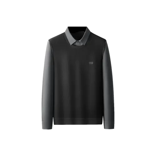 BAISHENGHU Черные Мужские T-Рубашки