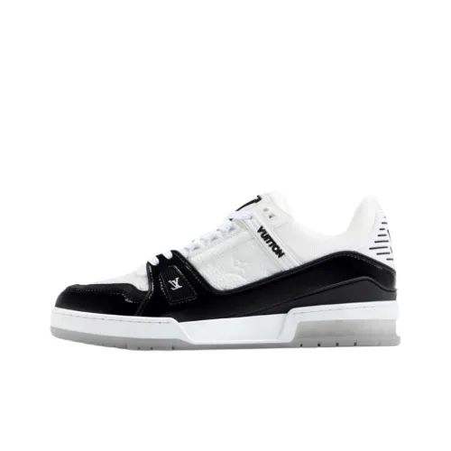 LOUIS VUITTON Тренер Low Топ Скейтборд Кроссовки Мужские Черные