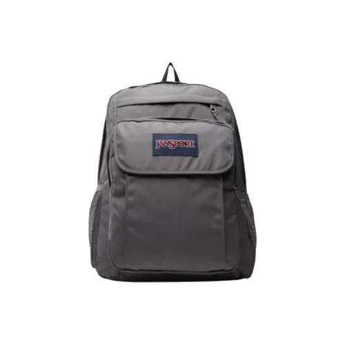 JanSport Полиэстер Рюкзак Стандартный Женский Темно-Серый