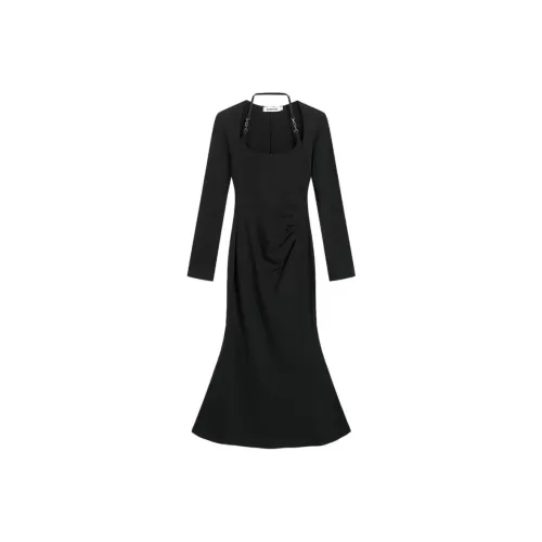 COVER TIME Длинное платье с длинными рукавами женское