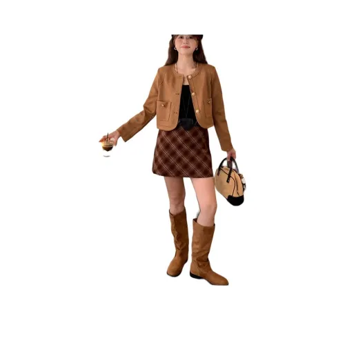 XIANSINIAO Укороченное пальто женское