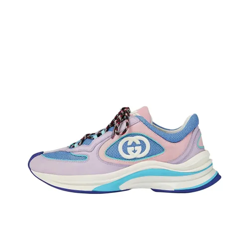 GUCCI Низкий топ Спортивная повседневная обувь Женская Синий Фиолетовый