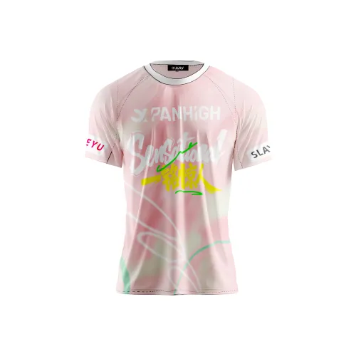 PANHIGH Бадминтон Джерси Унисекс Неоновый Розовый