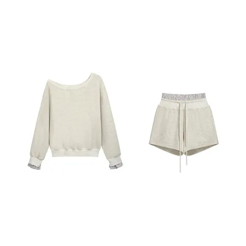 COVER TIME Серый Женские Повседневные Костюмы