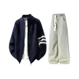 Темно-синий + Грязно-желтый