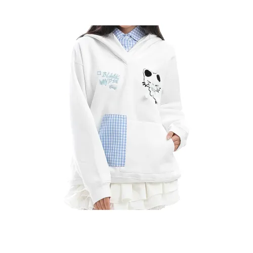 Lan Miao Белый Женский Свитшот