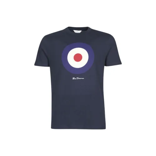 BEN SHERMAN Мужская футболка темно-морского синего цвета