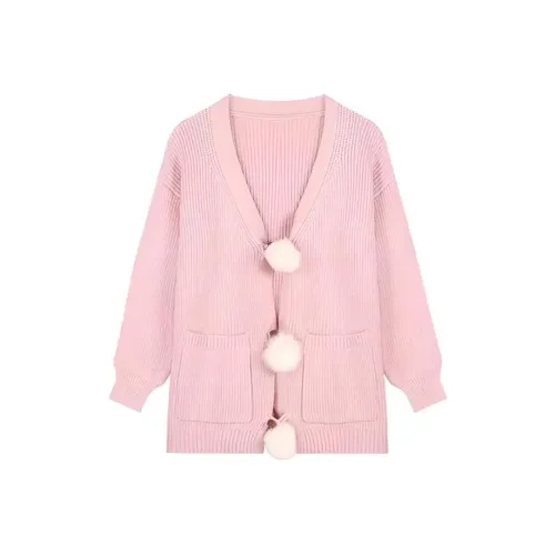 ZVJH Розовый Женский Трикотаж