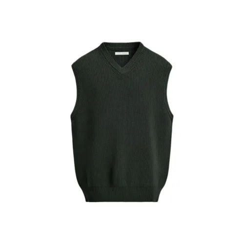 ZARA Мужские майки темно-зеленого цвета