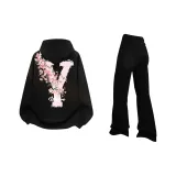 Черный топ + Черные брюки