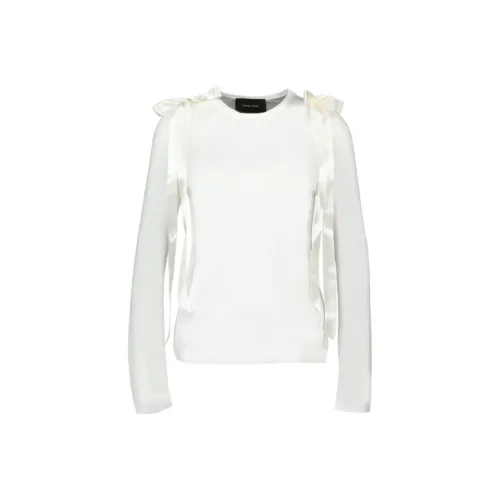 SIMONE ROCHA Белый Женские T-рубашки