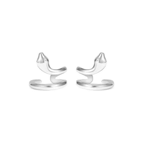 GUDUD Сплав Нижняя заколка On Серьги Унисекс