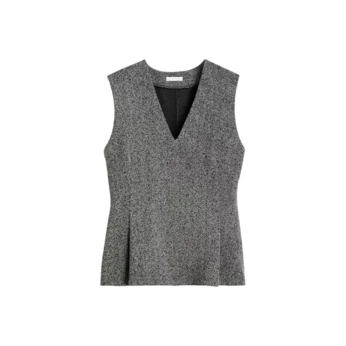 H M Темно-серый Елочка Узор Женские Майки