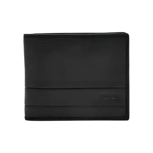 FOSSIL Кожа Кошелек Мужской Черный