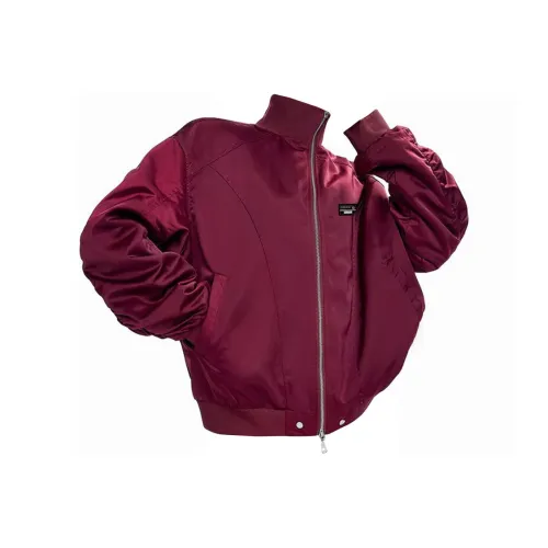 COMOWA Красный [Съемный логотип] Унисекс куртки