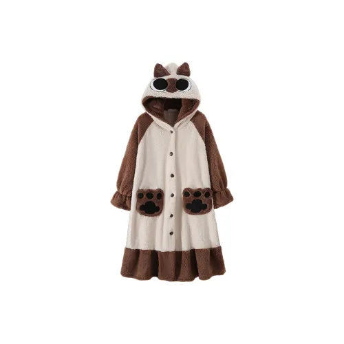 NATTY 7616# Без подкладки Халат Женские Банные халаты