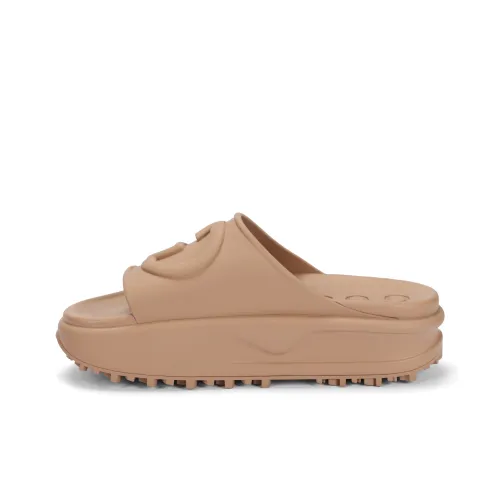 GUCCI Interlocking Шлепанцы Женские Коричневый